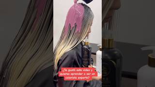 Tono perla beige con decoloración amarilla … guarda el video hairartistsacademy [upl. by Kensell]