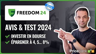 🔎Avis 2024 Freedom24  Investir en Bourse et Épargner Sans Risque à 8 Estce Possible  TUTO [upl. by Lange250]