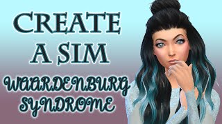 The Sims 4 CAS  Waardenburg Syndrome [upl. by Ahsuoj]