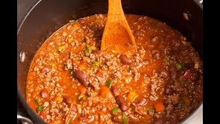 COMO HACER FRIJOLES CON CARNE MOLIDACHILI [upl. by Sioled]