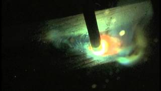 Stick Welding with a Lincoln PowerMig 350mp and a BuzzBox [upl. by Ylrehs654]