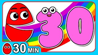 quotCount to 30quot Numbers Songs amp More  Learn Counting from 1 to 30  Number Rhymes For Children [upl. by Ahcsap]