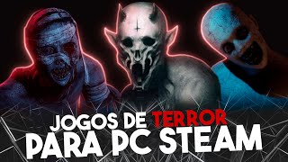 TOP 10 MELHORES JOGOS DE TERROR PARA PC STEAM 2024 [upl. by Felizio]