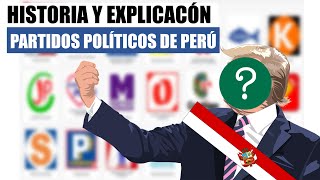 Historia de cada partido político en Perú Resumen 🇵🇪 [upl. by Sanson]