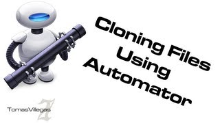 Using Automator in Mac OS X to Clone Files  How To [upl. by Elsilrac151]