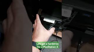 Looking for a hard drive for a PlayStation 3 I have one the way console playstation repair [upl. by Bueschel]