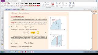 Chap 53  Centroids of lines areas and volumes a Centroid of an area Sample Problem 53 [upl. by Partridge525]