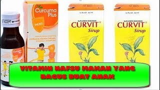 PENAMBAH VITAMIN NAFSU MAKAN ANAK PADA USIA 1  12 TAHUN vitaminanak vitabumin curcumaplus [upl. by Delmar]