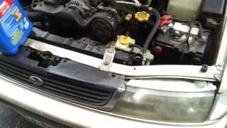 Removing thermostat 22 Subaru LocationHow To [upl. by Matlick]