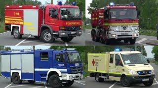 FMO3FeuerwehrRettung Großübung am Flughafen MünsterOsnabrück 2016 [upl. by Brader]