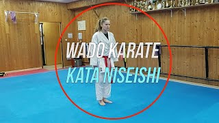 Wadokai Wadoryu karate training kata Niseishi [upl. by Lorou]