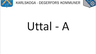 Uttal – A  Vuxnas lärande Karlskoga Degerfors wwwuttalse [upl. by Juanita798]