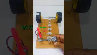 Gear Powerd Generator ° DC Motor dcmotor generator gear tech shorts [upl. by Silberman234]