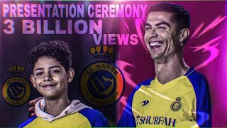 Ronaldo Presentation Ceremony Crossed 3 Billion Views • The CR7 Effect WhatsApp Status Video 2023 [upl. by Barbe]