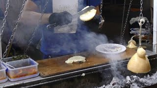 Melted Caciocavallo Cheese and Arrosticini Skewers Italy Street Food [upl. by Sivi29]