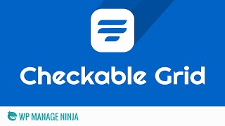 Checkable Grid Input Field in WP Fluent Form WordPress Plugin [upl. by Aneahs]