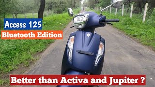 2023 Suzuki Access 125 Review  In Telugu  Bluetooth edition New features  WhatsApp cals msgs more [upl. by Leftwich]