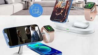 Wireless Charging Stand for iphone  Apple Watch amp Earpods [upl. by Jermain]