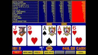 Video Poker Part 3  Double Double Bonus [upl. by Kaiulani484]