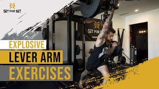 5 Lever Arm Exercises for Explosive Strength  Full Tutorials [upl. by Ettesel7]