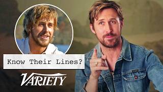 Does Ryan Gosling Know Lines From His Most Famous Movies [upl. by Ydnir]