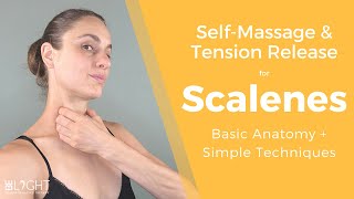 SELFMASSAGE FOR SCALENES Thoracic Outlet Syndrome TOS Tigger Points amp Postural Imbalance [upl. by Carmelia]