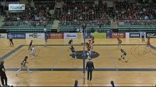 Volley les mulhousiennes qualifiées pour la demifinale [upl. by Tollman]