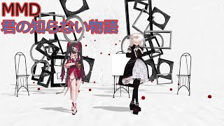 【MMD】君の知らない物語 ヒメamp花火スターレイル [upl. by Yeliah]