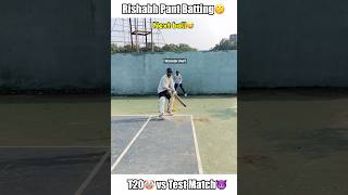 Rishabh Pant batting😅T20🤡 vs Test😈 cricket shorts trending [upl. by Maurilia34]