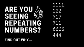 Twin Flame Repeating Numbers Signs amp Meaning ⎮What it means when youre seeing 1111 222 444 [upl. by Knitter]