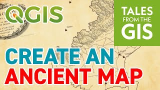 Ancient maps in QGIS lets create one [upl. by Aisemaj]