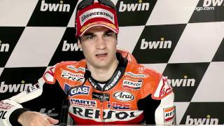 Dani Pedrosa interview after the Jerez GP [upl. by Idnaj]