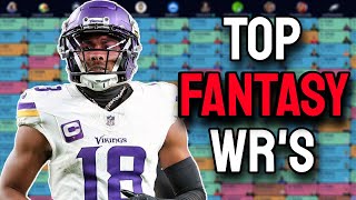 Fantasy Football WR Rankings  My Ranking of every WR in Fantasy [upl. by Kcajyllib477]