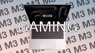 M3 14 Inch MacBook Pro GAMING [upl. by Ralyat]