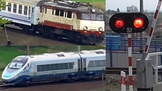 4 Pociągi  Budyń Pendolino EP09 EU07 na łukach w Goszczy  3xRp1 [upl. by Allenotna]