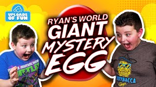 Uploads of Fun Ryans World Giant Mystery Egg From Ryans Toy Review [upl. by Aurita]