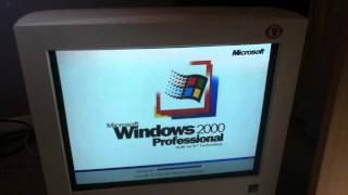 Windows 2000 startup [upl. by Kress610]