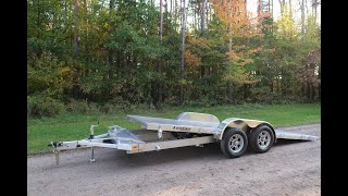 All Aluminum Legend Tilt Car Hauler Open Trailer [upl. by Spaulding410]