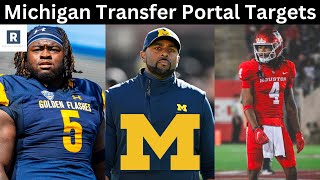 Michigan Transfer Portal Targets Post Spring Game  Positions Of Need [upl. by Eedyah]