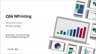 Webinar Qlik NPrinting  Analizlerinizi İstediğiniz Formatta Mail Atmak İster misiniz [upl. by Oirom]