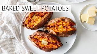 BAKED SWEET POTATO  how to bake sweet potatoes perfectly [upl. by Im]