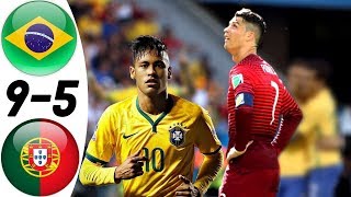 Brazil vs Portugal 95  All Goals amp Extended Highlights RESUMEN amp GOLES Last 3 Matches HD [upl. by Nicolea]