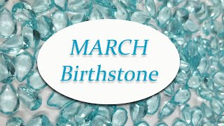 March Birthstone  AQUAMARINE Learn the Crystal Wisdom Benefits of your Birthstone [upl. by Colwin84]