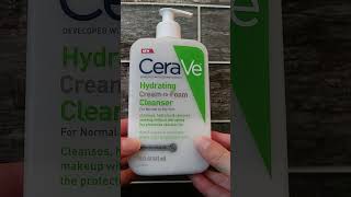 In Hand Review of CeraVe Hydrating CreamtoFoam Cleanser [upl. by Yug754]