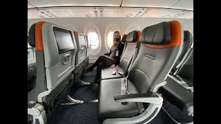 On board the first JetBlue A220 [upl. by Anawal723]