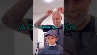 THIS BARBER SURPRISES BURNT KID🤩❤️‍🩹 AleVik Shorts shorts [upl. by Ettenot]