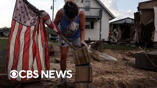 Hurricane Helene damage in North Carolina [upl. by Shih]