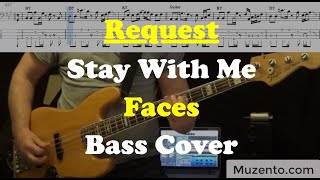 Stay With Me  Faces  Bass Cover  Request [upl. by Alvin]