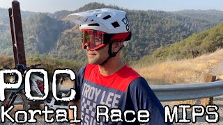 POC Kortal Race MIPS Helmet First ride impressions [upl. by Tomi]