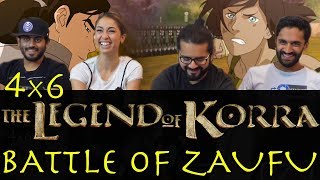 The Legend of Korra  4x6 Battle of Zaufu  Group Reaction [upl. by Ardnaxela]